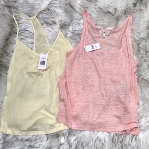 T-back cami shirt & tank. Size S